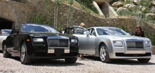 White Rolls Royce Ghost Hire