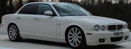 Jaguar XJ 2009 white