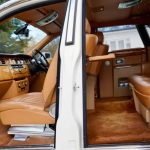 White Rolls-Royce Phantom VII Series i side closeup open doors
