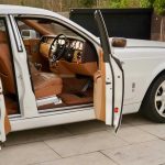 White Rolls-Royce Phantom VII Series i drivers door open