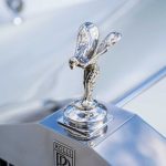 Spirit of Ecstasy on bonney of Rolls-Royce Silver Cloud