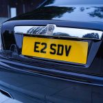 Rolls-Royce Ghost Series II rear number plate