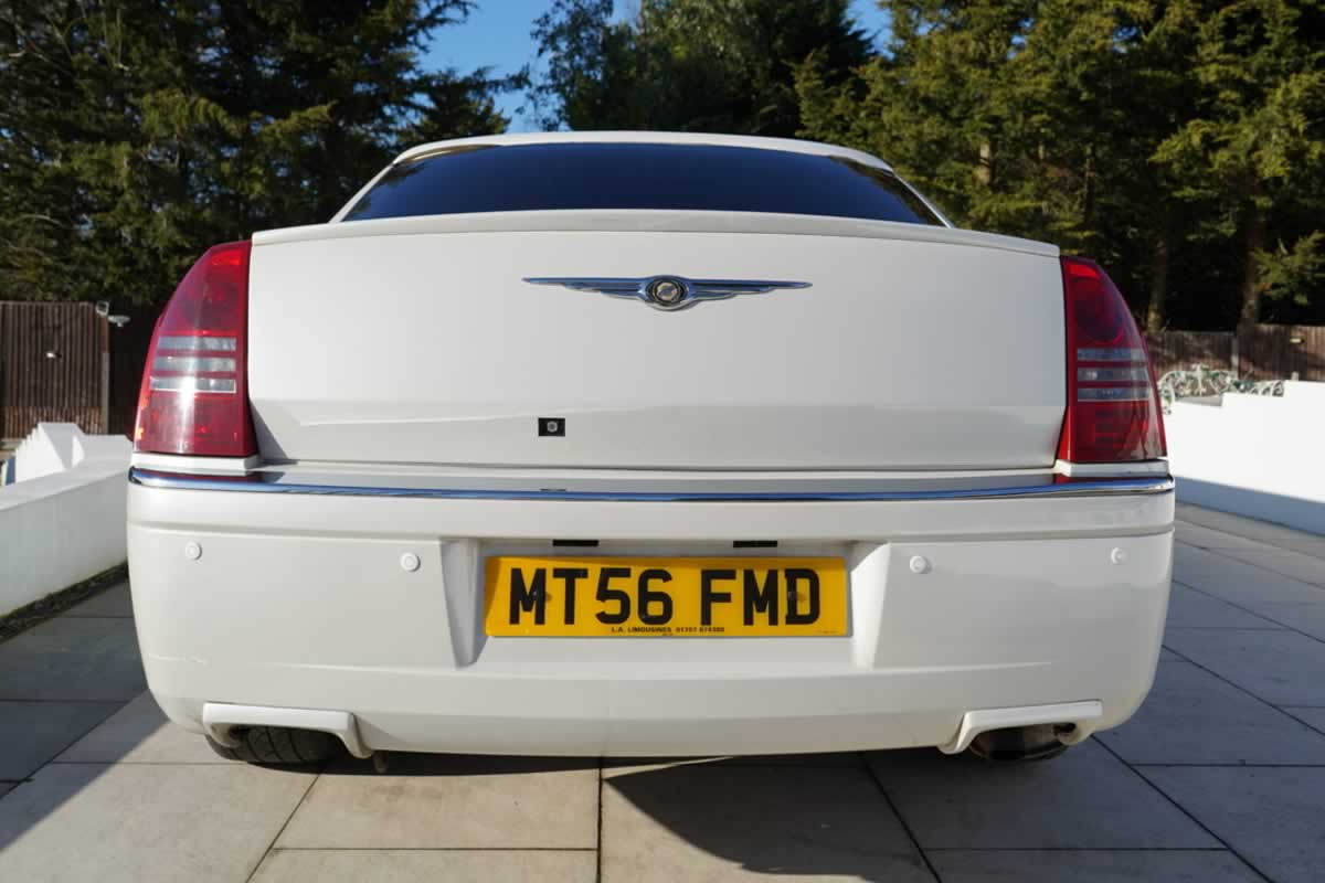 Chrysle 'Baby Bentley' Stretch limo exterior 6