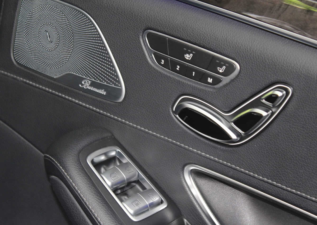 Mercedes S-Class passenger door controls