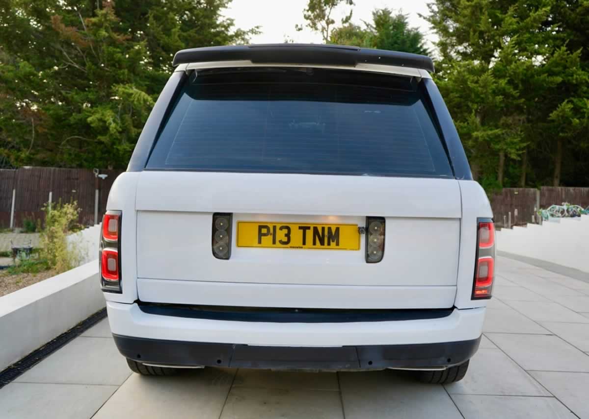 Range Rover limo rear view