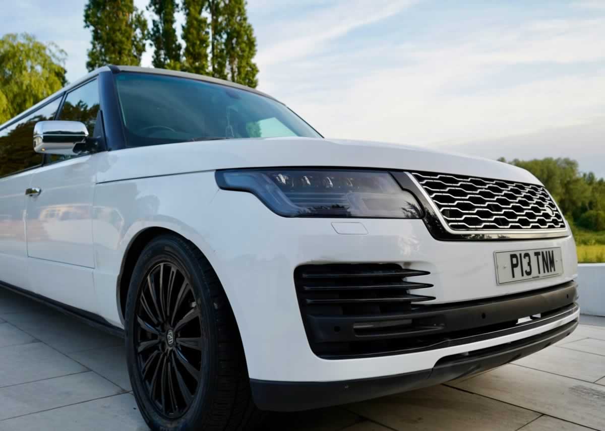 Range Rover front closeup