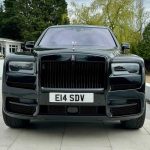 Black Rolls-Royce Cullinan front