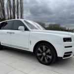 White Rolls-Royce Cullinan driver side view