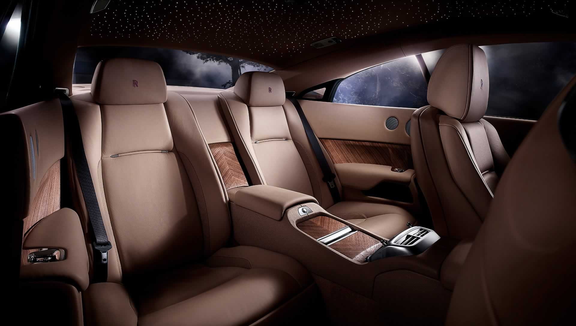 Roll-Royce limousine luxury interor